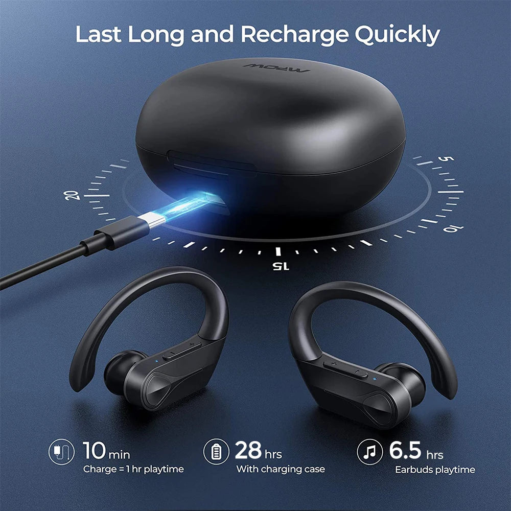 Mpow Flame Solo Wireless Earphones TWS Bluetooth 5.4 Earbuds