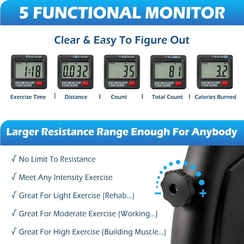 Under Desk Bike Pedal Mini Exercise Bike.