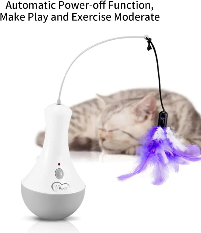 Cat Interactive Funny Feather Kitten Teaser Toys