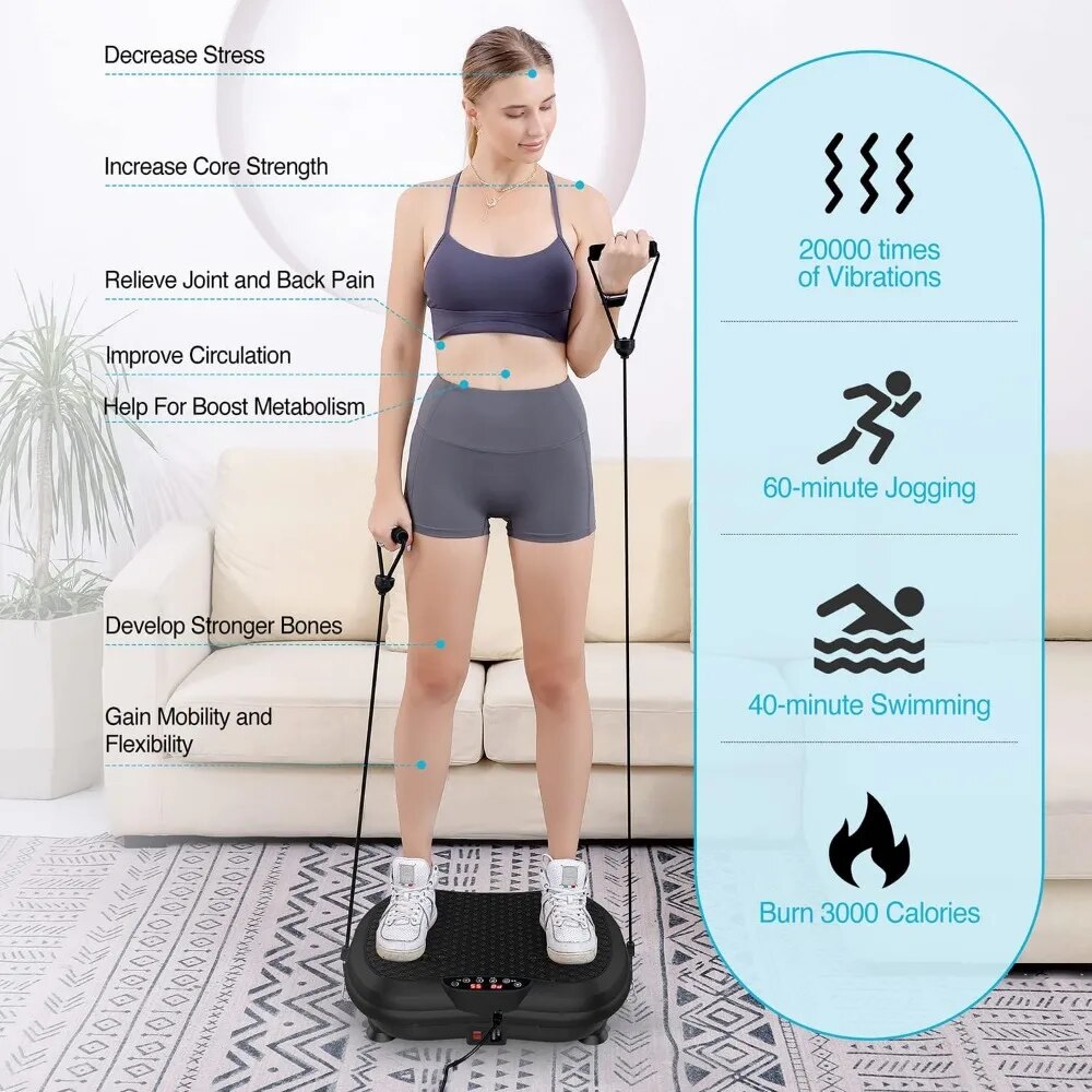 AXV Vibration Plate Exercise Machine Whole Body Workout