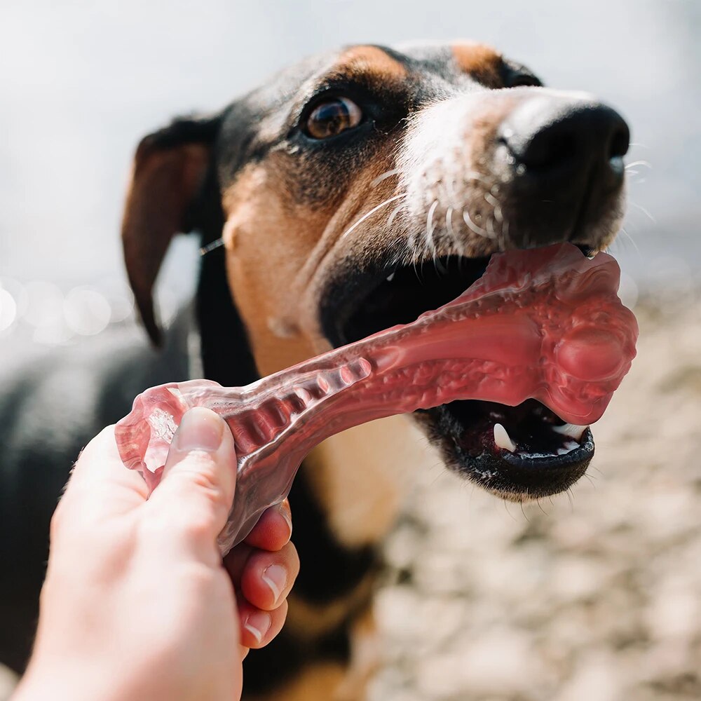 Dog Toys Aggressive Chewers Large Dogs Bone-Shaped Indestructible Dog Toys