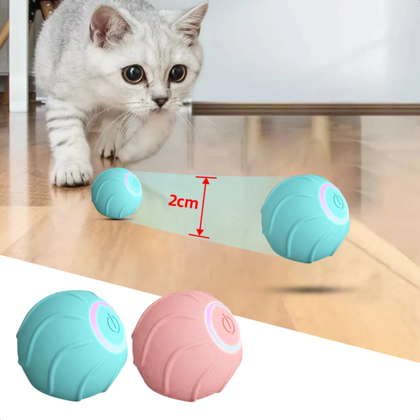 New Engaging and Fun Self-Moving Cat Toy