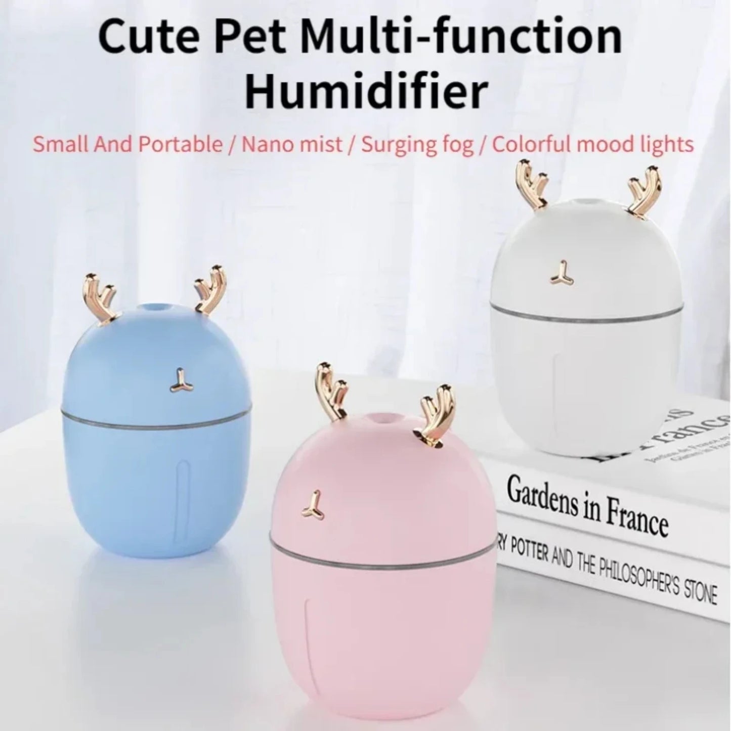 New Mini Cute Aromatherapy Essential Oil USB Air Humidifier for Home Bedroom