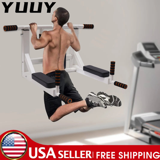 Wall Mounted Pull Up Bar, Heavy Duty Chin Up Bar, Fitness Training Equipment