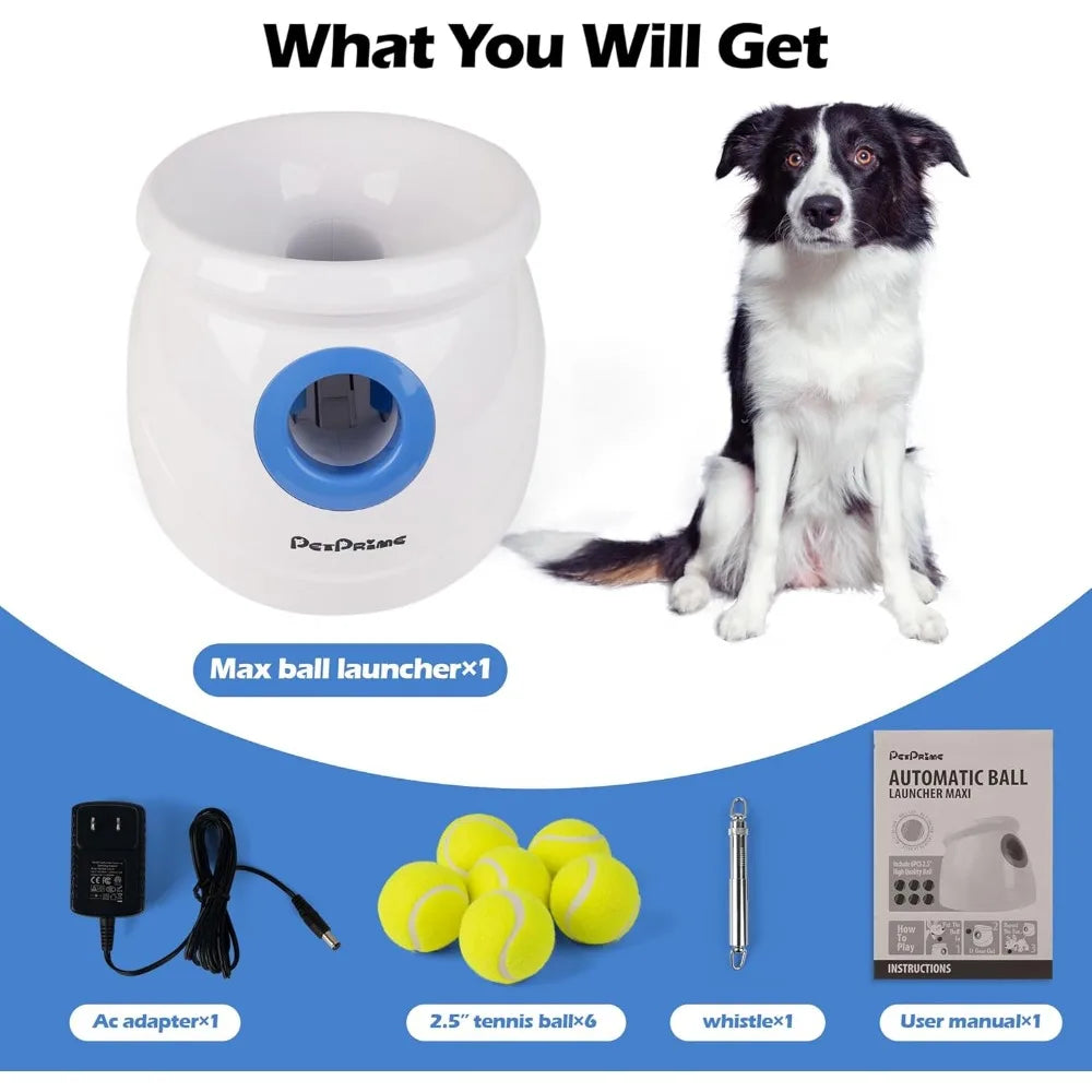 Dog Automatic Ball Launcher, Dogs Balls Thrower Machine.