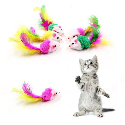 New Colorful, vibrant and durable mini false mouse soft cat toys