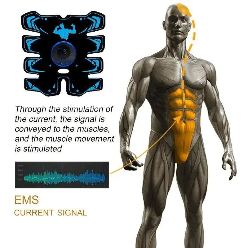 Abdominal Muscle  Massage USB Rechargeable Abdominal Muscle Stimulation