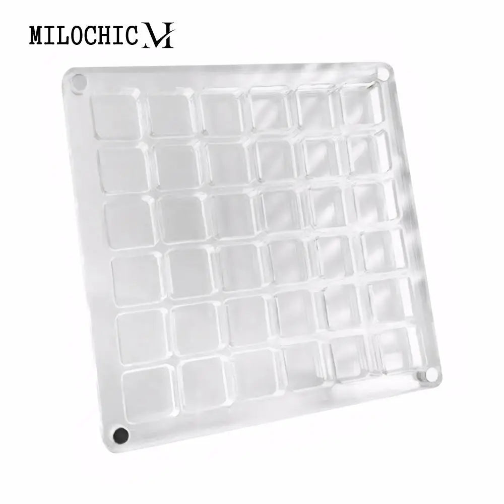 36/64/100 Grids Clear Acrylic Diamond Storage Box Organizer