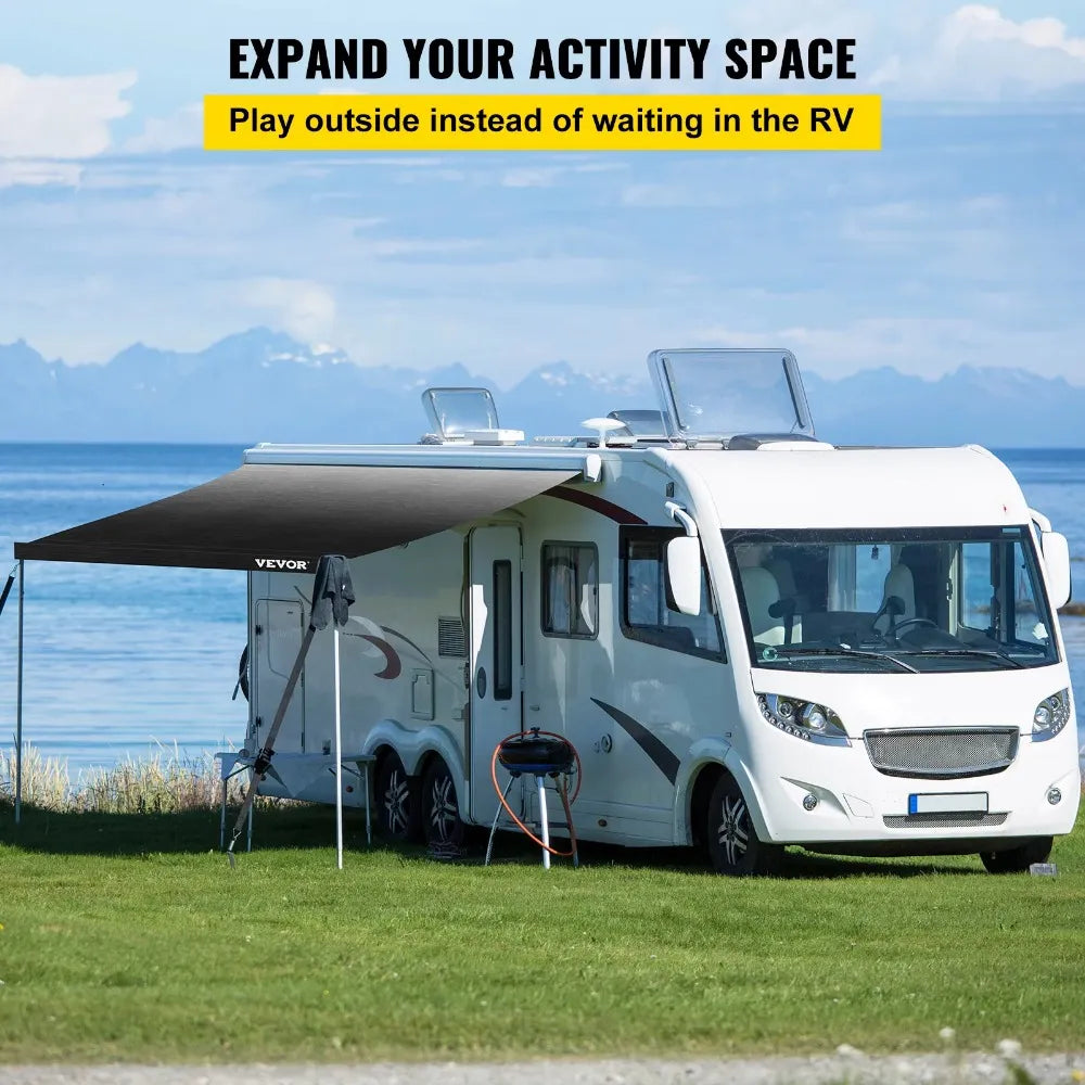 Sun Shade and Waterproof Camper Awning