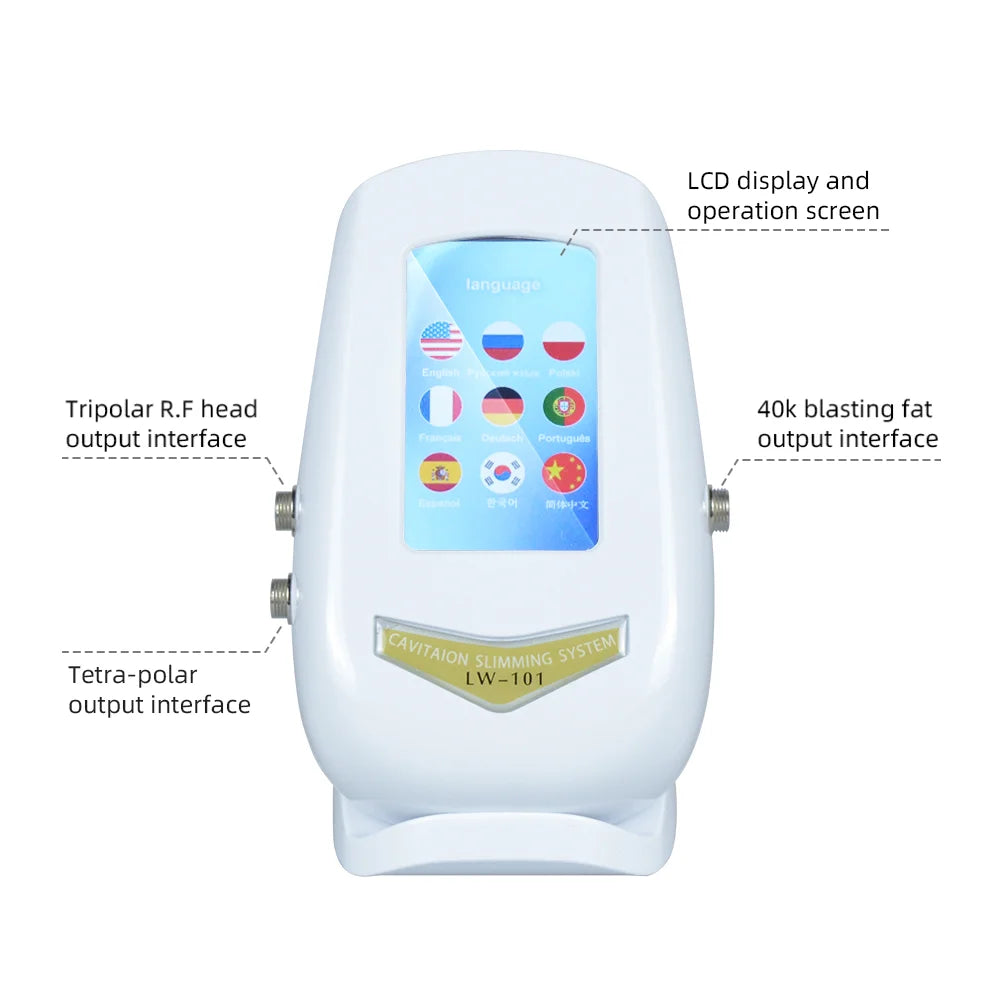 ultra-thin ultrasonic liposuction, wrinkle removal, and facial slimming machine