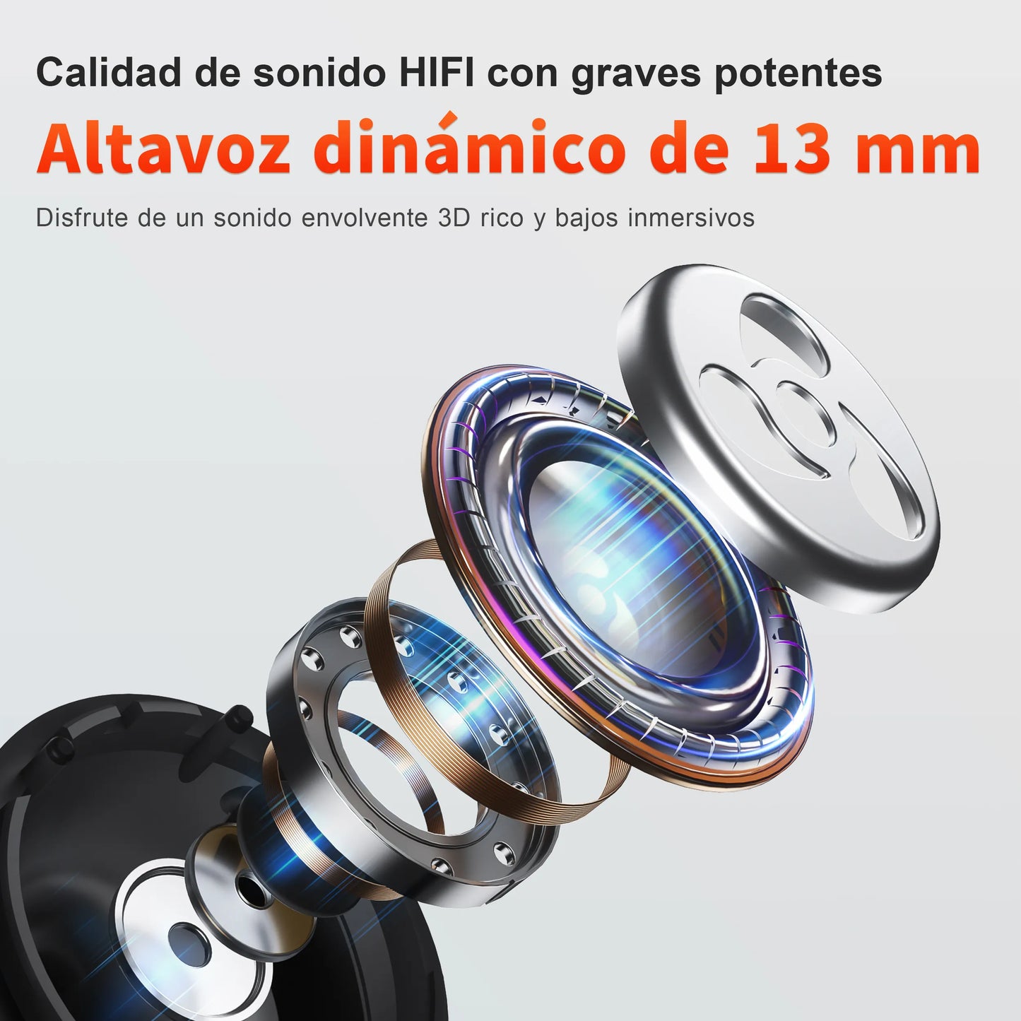 Wireless Earphones,Bluetooth Microphone,HIFI Headphones ,