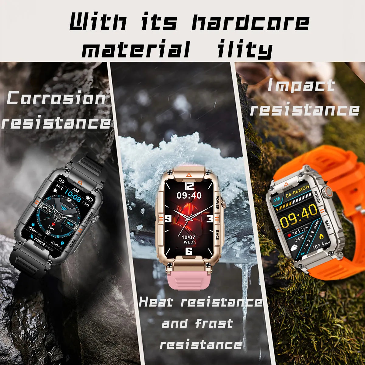 New Smartwatch Bluetooth Call Fitness waterproof Tracker