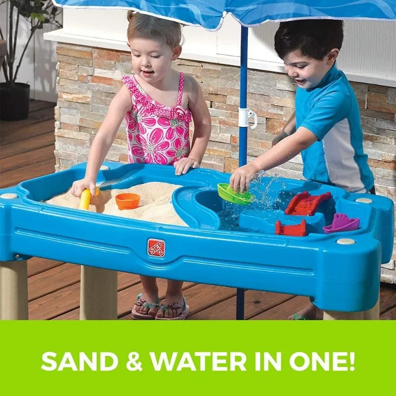 Kids Sand and Water Activity Outdoor Sensory Table