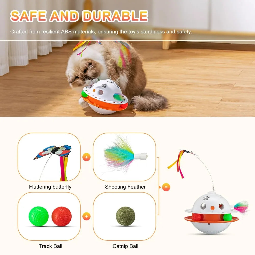 4 in 1 Automatic Interactive Cat Toy