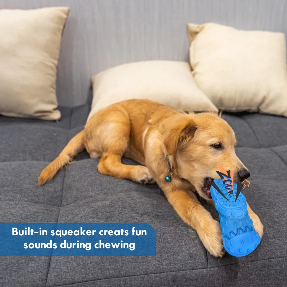 Aggressive Chewer Durable Natural Rubber Teeth Cleaning Dog Toys