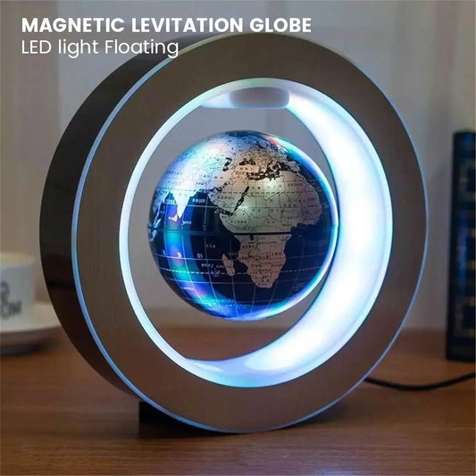 Levitating Lamp Magnetic Levitation Globe LED World Scenery Bedside Lamp