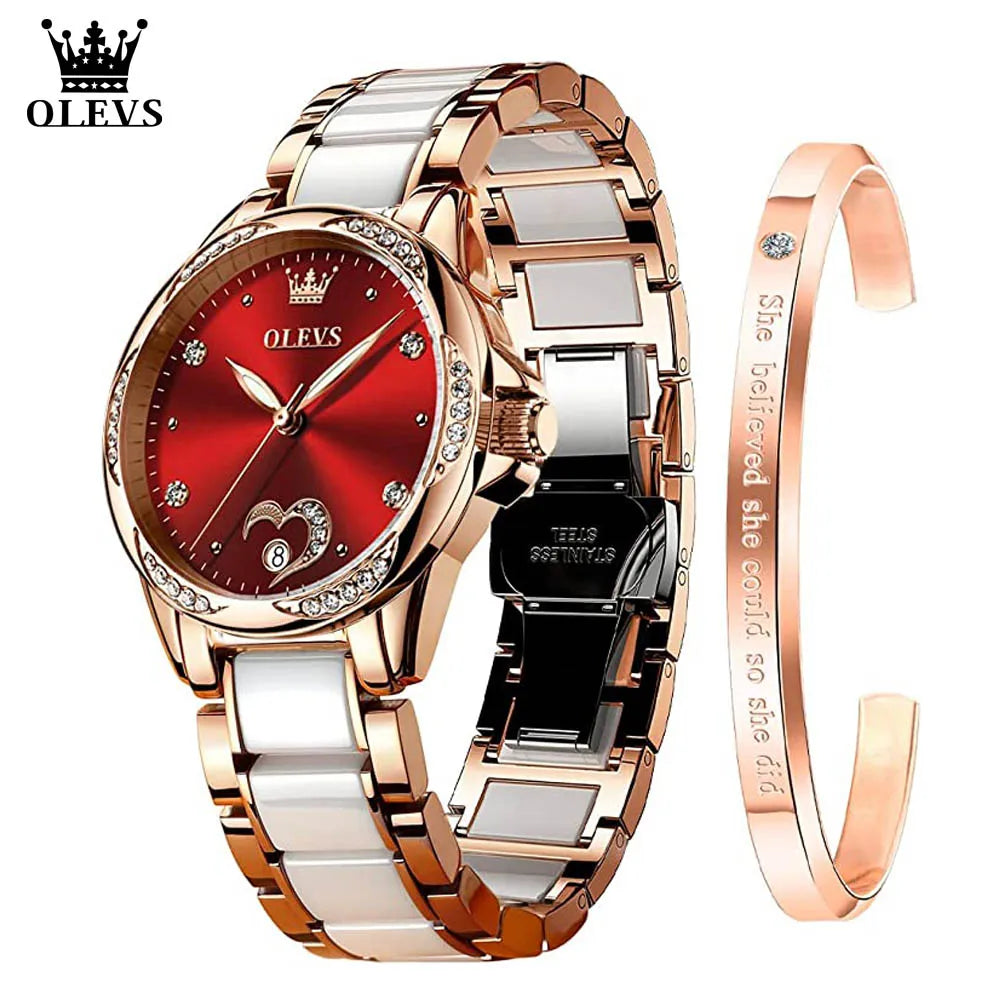 Watch for Women Automatic Mechanical Ladies heart Wrist Watch