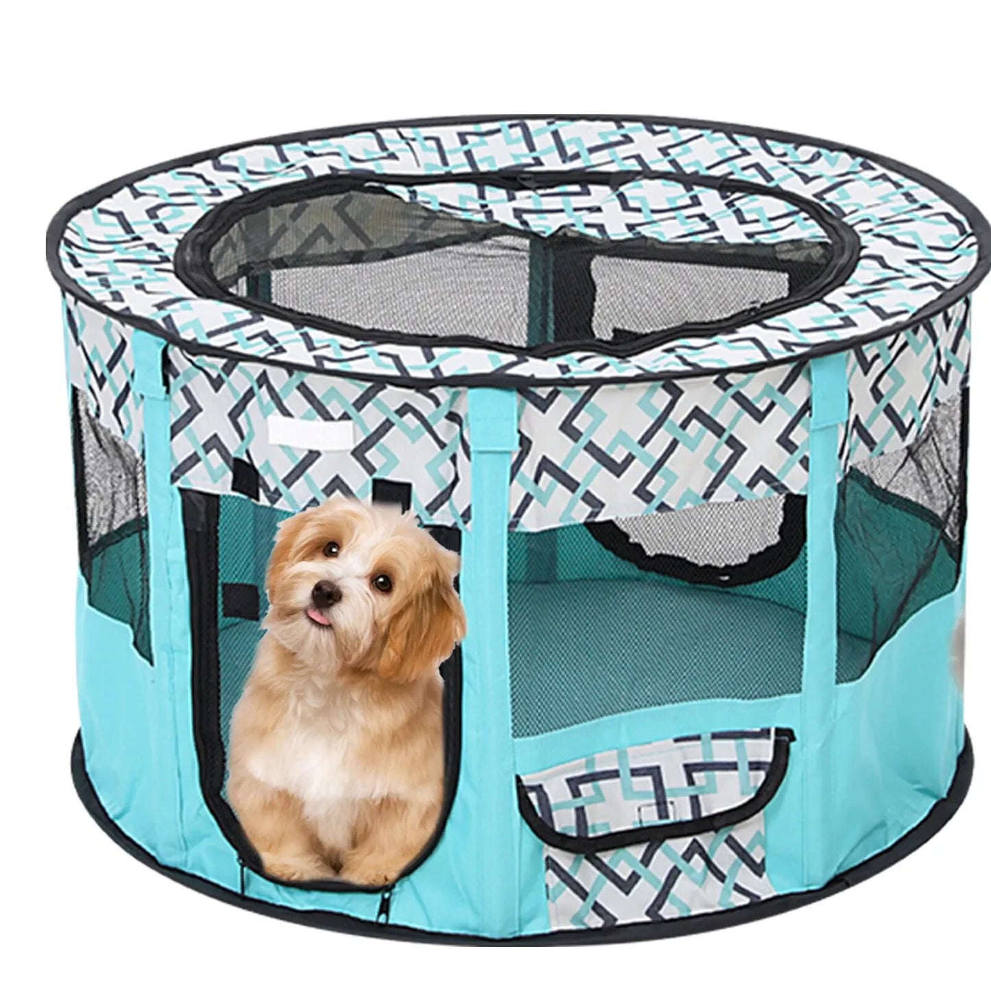 Folding Pet Tent Breathable Pet Playpen