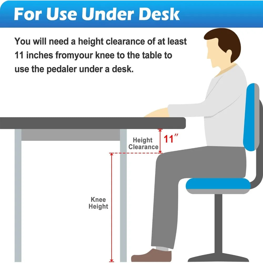 Under Desk Bike Pedal Mini Exercise Bike.