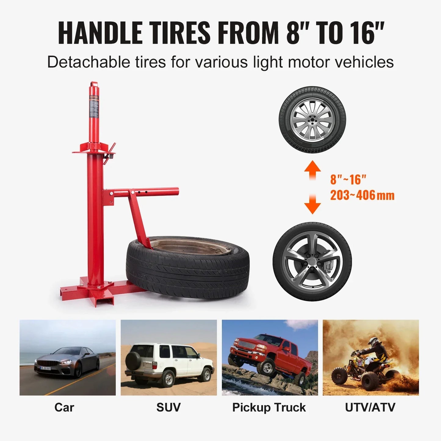 VEVOR Portable Manual Mounting Tire Changer