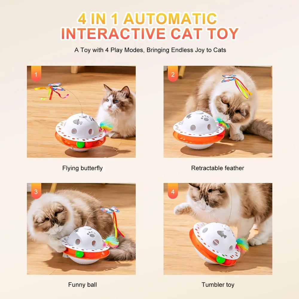 4 in 1 Automatic Interactive Cat Toy