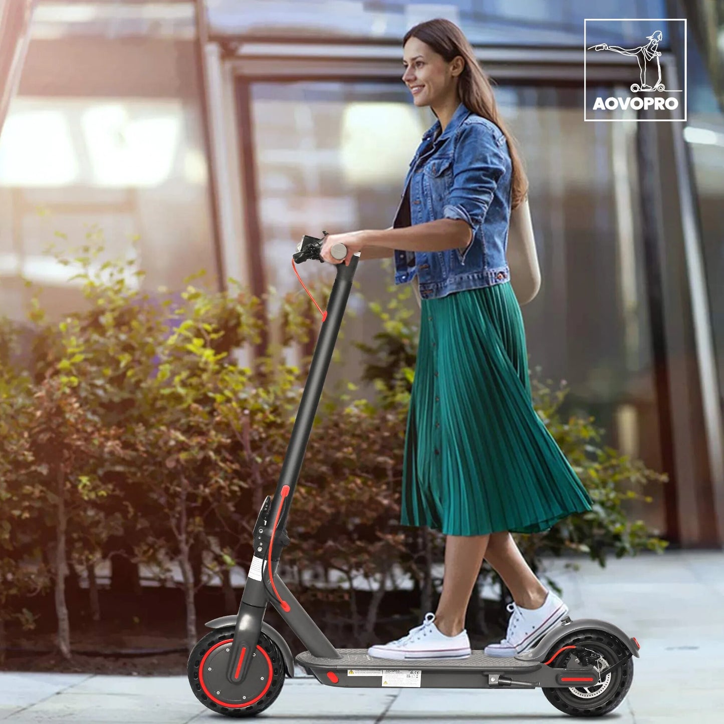 Smart Adult Shock Absorption Anti-skid Folding Electric Scooter